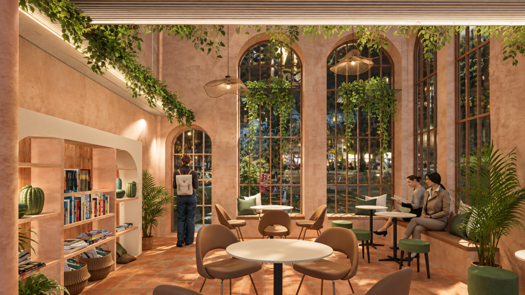 Render cafeteria